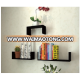 Modern decorative wall shelf cheap CD rack